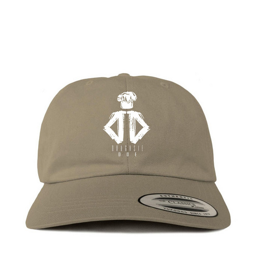 Doughsie Doe Hat, a Khaki Printed Classic Baseball Cap