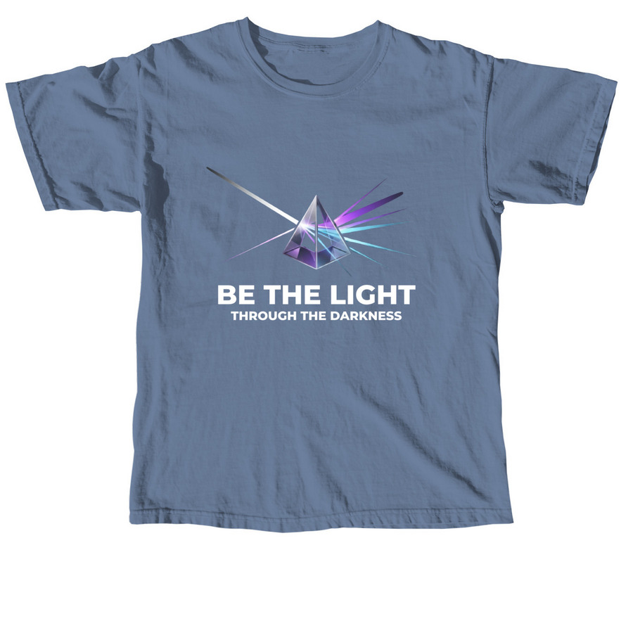 Be The Light, a Blue Jean Comfort Colors Unisex Tee