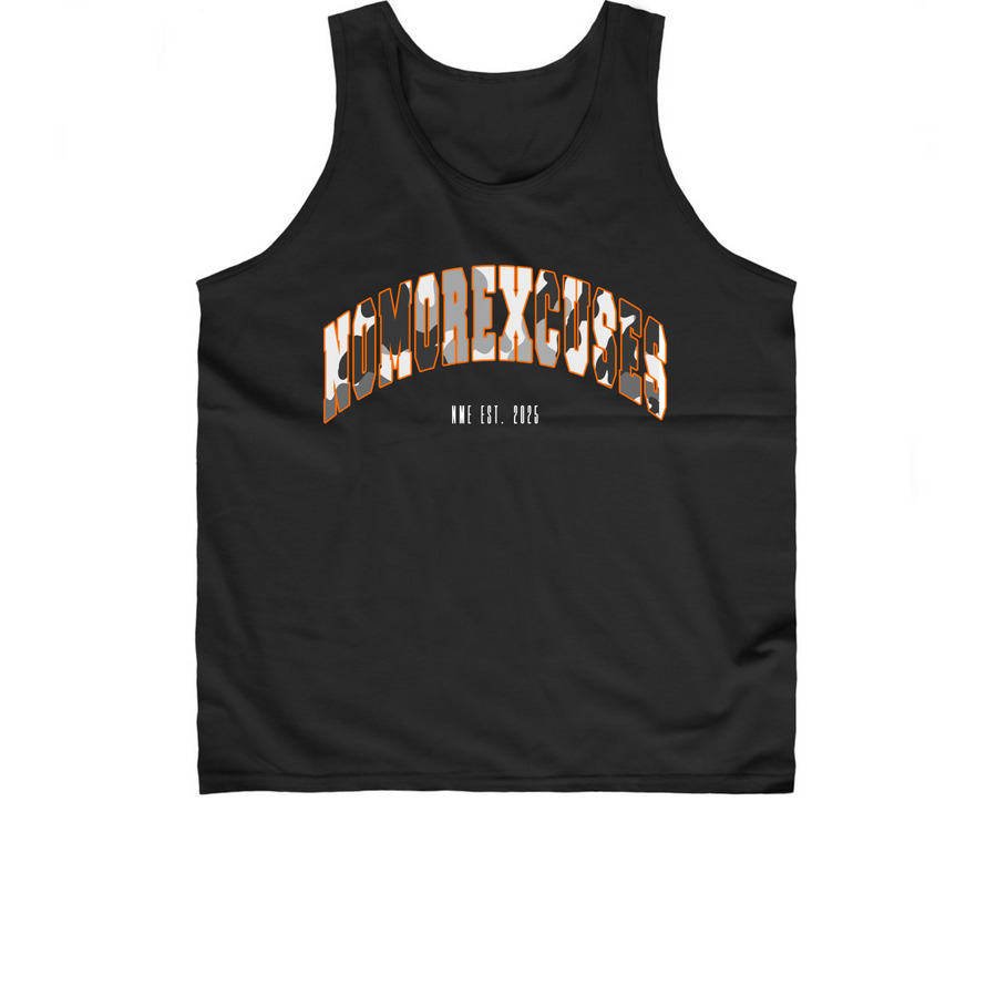 Orange Hi Vis Hunter, a Black Classic Unisex Tank Top