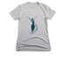 Belly Dance, a Dark Heather Grey Women's Slim Fit Tee