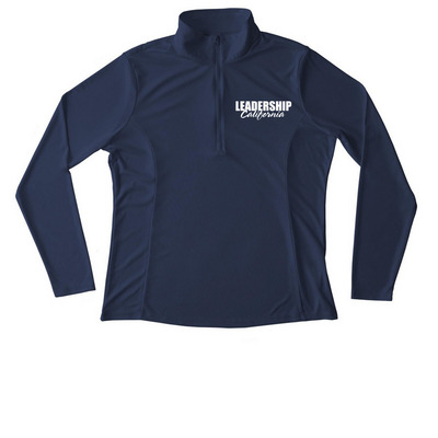 Women's Quarter Zip, a True Navy Women's Performance Quarter Zip Pullover