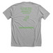 The Temple Studio Annual BBQ, a Athletic Heather Premium Unisex Tee (back-view)