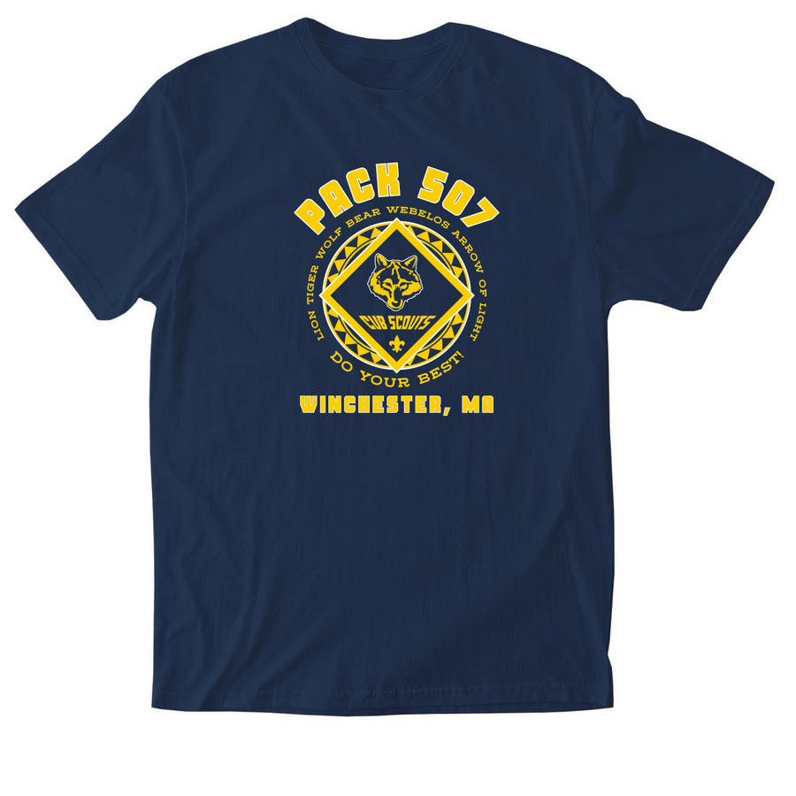 Pack 507 - Winchester MA, a Navy Softstyle Cotton Tee