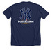 Yankees No Time Like October 2026 Postseason, a Solid Navy Blend Premium Unisex Tee (back-view)