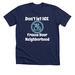Don't let ICE Freeze Your Neighborhood, a Solid Navy Blend Premium Unisex Tee