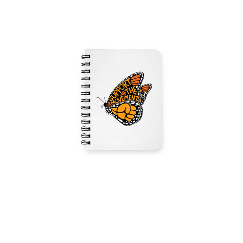 Fuerza, a White Spiral Notebook