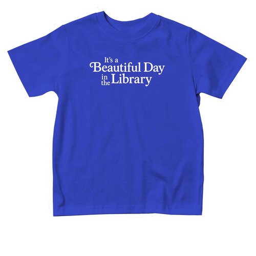 Toddler Tee - Beautiful Day, a Royal Blue Toddler Tee