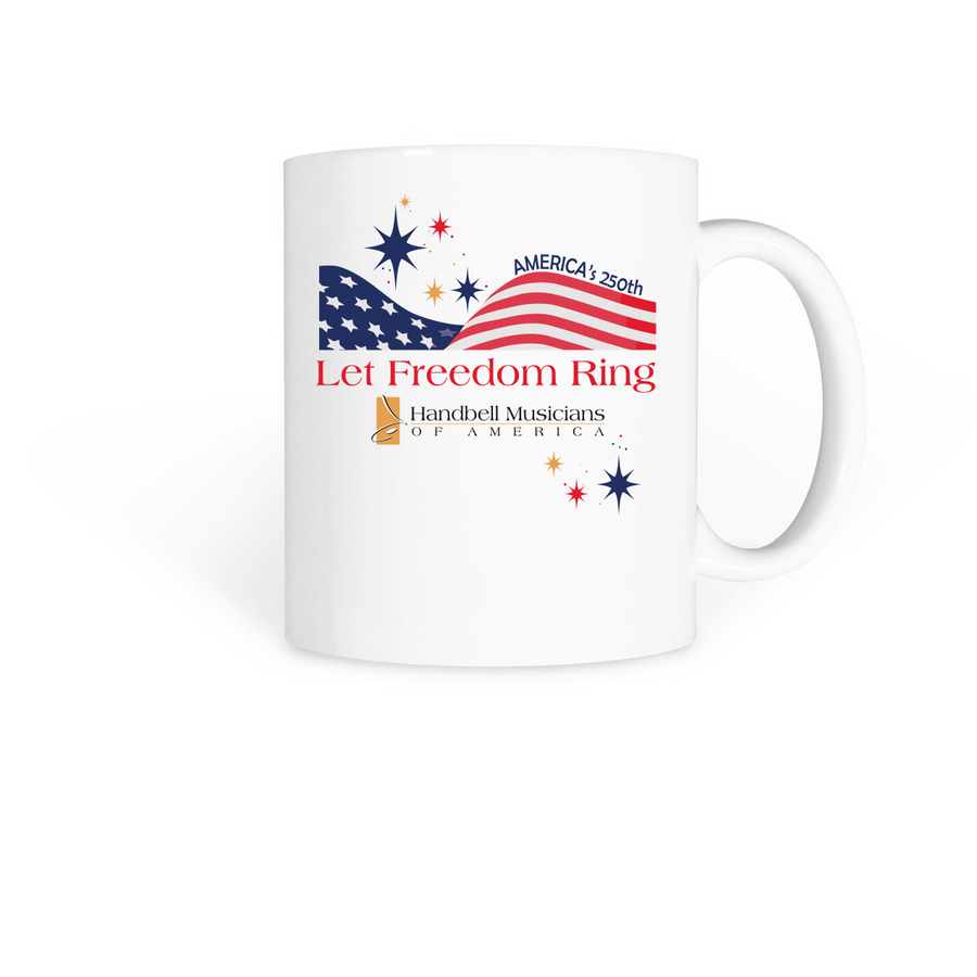 Let Freedom Ring Mug, a White Coffee Mug