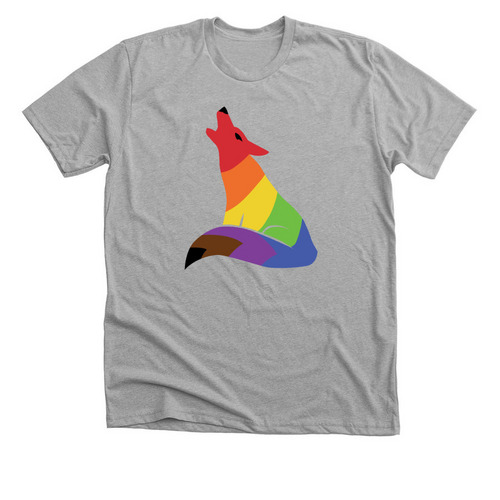 PACE Coyotes #queerinpierre, a Athletic Heather Premium Unisex Tee
