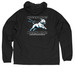 AAO Jackets, a Black Quarter-Zip Windbreaker (back-view)