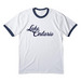 Lake Ontario Ringer Tee, a White/ Navy Cotton Ringer Tee