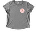 Rolling Dough Merch&nbsp;, a Aluminum Grey Allmade Eco Triblend Women?s Scoop Neck Tee
