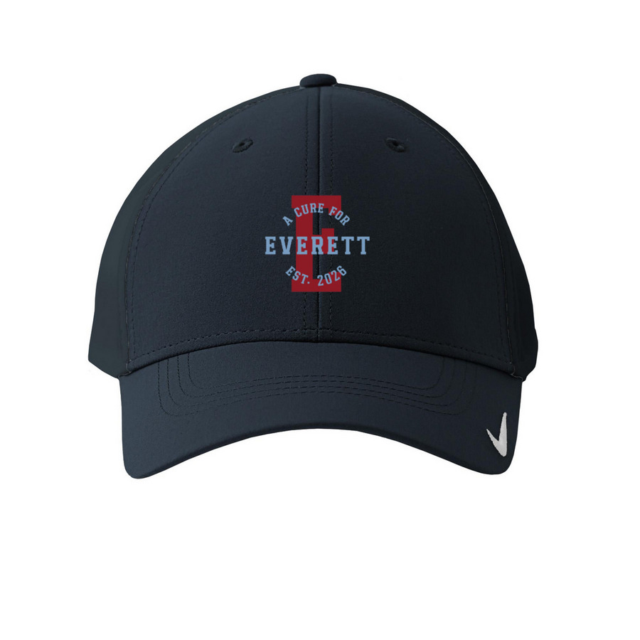 "E" Circle Text Hat, a Navy Printed Nike Dri-FIT Legacy Performance Cap