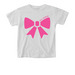 Youth Tee DCJ Bow, a White Comfort Colors Youth Tee