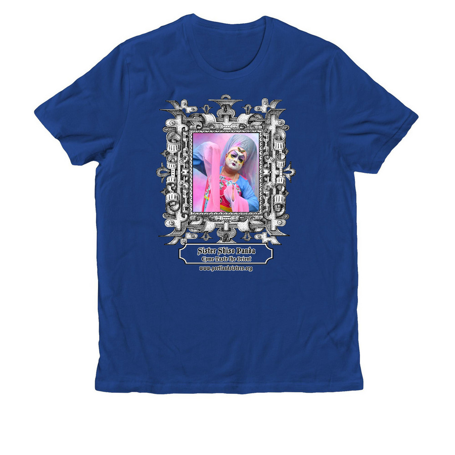 Sister Shiso Panda T-Shirts, a Andromeda Blue Allmade Organic Cotton Unisex Tee