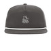 PMHS-CV Snapback Cap, a Charcoal/ White Printed Umpqua Snapback Cap