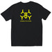 Wild Hornets Daily Orc Roast Threadz, a Black Softstyle Cotton Tee (back-view)