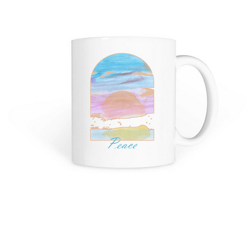 Peace - Mug, a White Coffee Mug