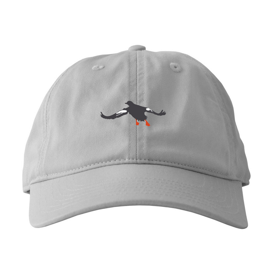 Take-off Pigeon Guillemot Hat, a Dolphin Printed Eco Baseball Cap