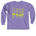 'STOP THE STIGMA RETRO' Shirt Benefiting 1N5, a Violet Comfort Colors Long Sleeve Tee
