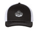CAN DO DIY TRUCKER HAT, a Black/ White Printed Five-Panel Trucker Cap