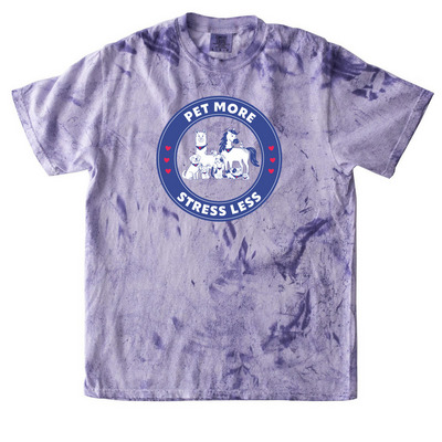 2026 National Therapy Animal Day, a Amethyst Comfort Colors Colorblast Tee