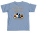Fighting For A T1D Cure, a Washed Denim Comfort Colors Unisex Tee (back-view)