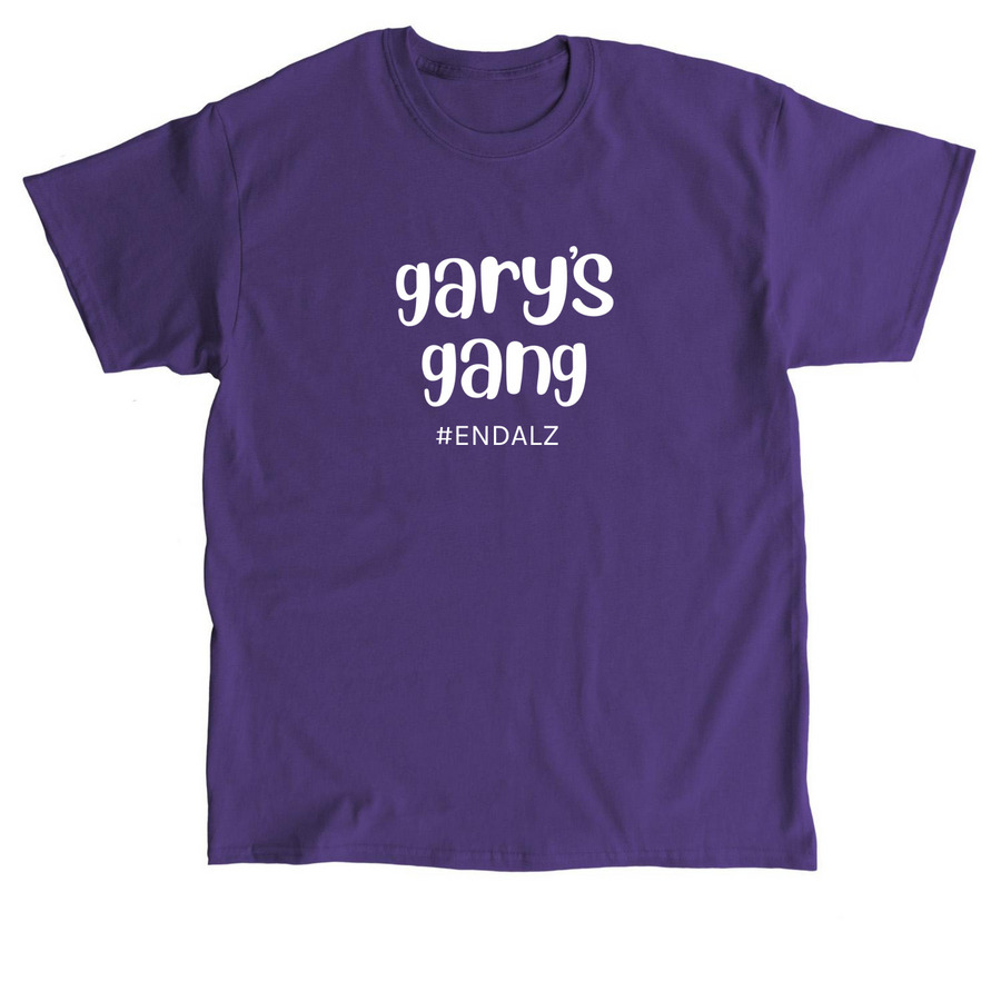 Gary's Gang - Alzheimer's Walk Team, a Purple Classic Unisex Tee