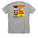 Old Bay Seasoning 2.4Ghz, a Athletic Heather Premium Unisex Tee (back-view)