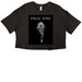 Stevie D Psych Out, a Black Women?s Cropped Cotton Tee