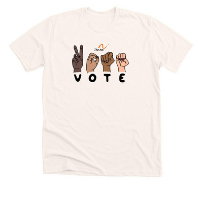 Voting Matters T-Shirt, a Heather Natural Premium Unisex Tee
