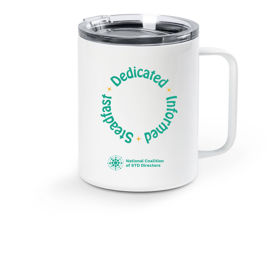 Dedicated Informed Steadfast, a White Stainless Steel Travel Mug