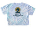 Tides & Tie dye, a Lagoon Women's Tie Dye Cropped Tee (back-view)