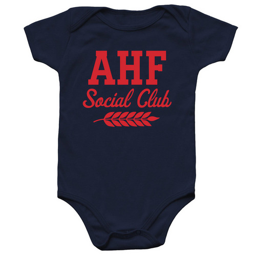 AHF Social Club Onesie&nbsp;, a Navy Infant Onesie