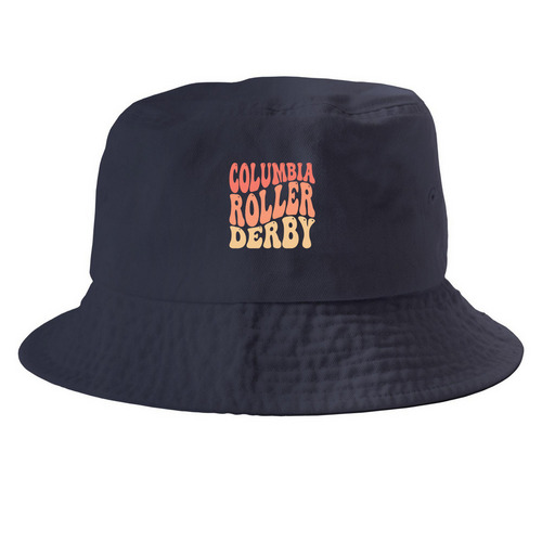 Groovy CRD Skull Ed., a Navy Printed Bucket Hat