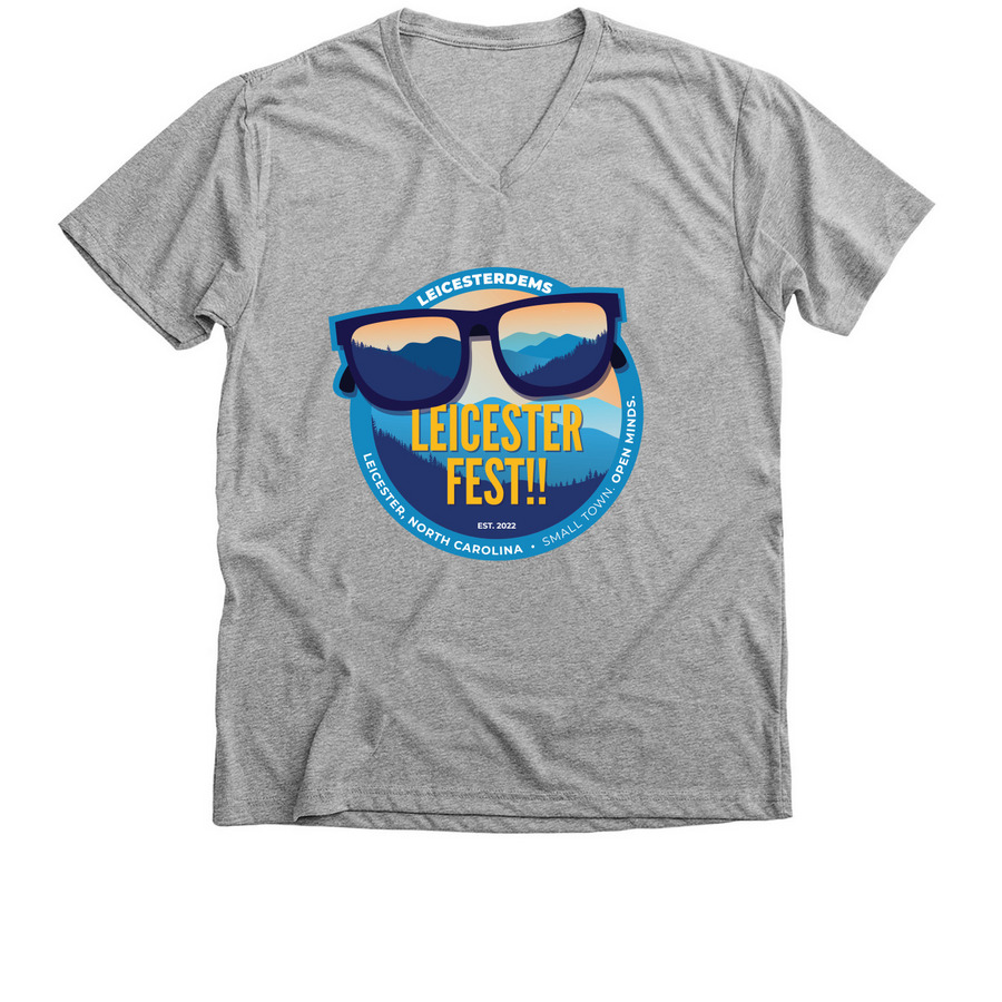 Leicester Fest '26, a Athletic Heather Premium V-Neck Tee