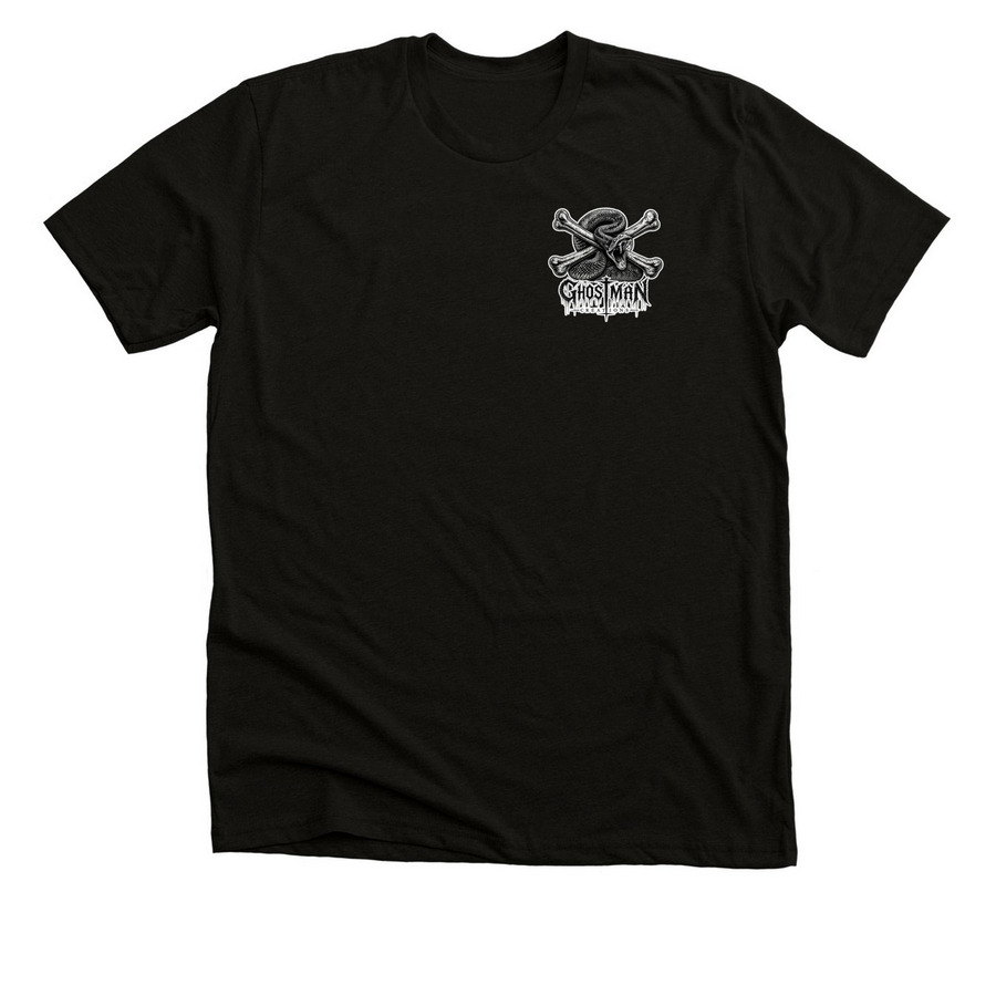 Rattled, a Solid Black Blend Premium Unisex Tee