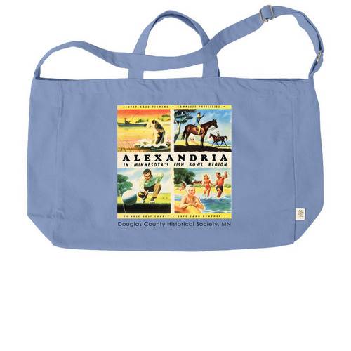Alexandria - Fish Bowl Region Postcard Tote, a Elemental Blue Reclaimist G2G Tote Bag