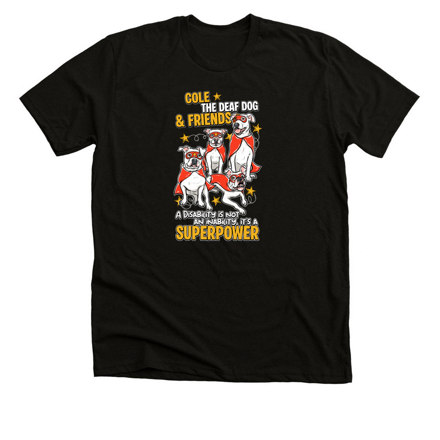 it's a SUPERPOWER, a Solid Black Blend Premium Unisex Tee