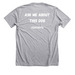 Dog Day Out, a Athletic Heather Premium Unisex Tee (back-view)
