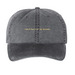 Read Horror By Women, a Black Printed Pigment Dye Baseball Cap