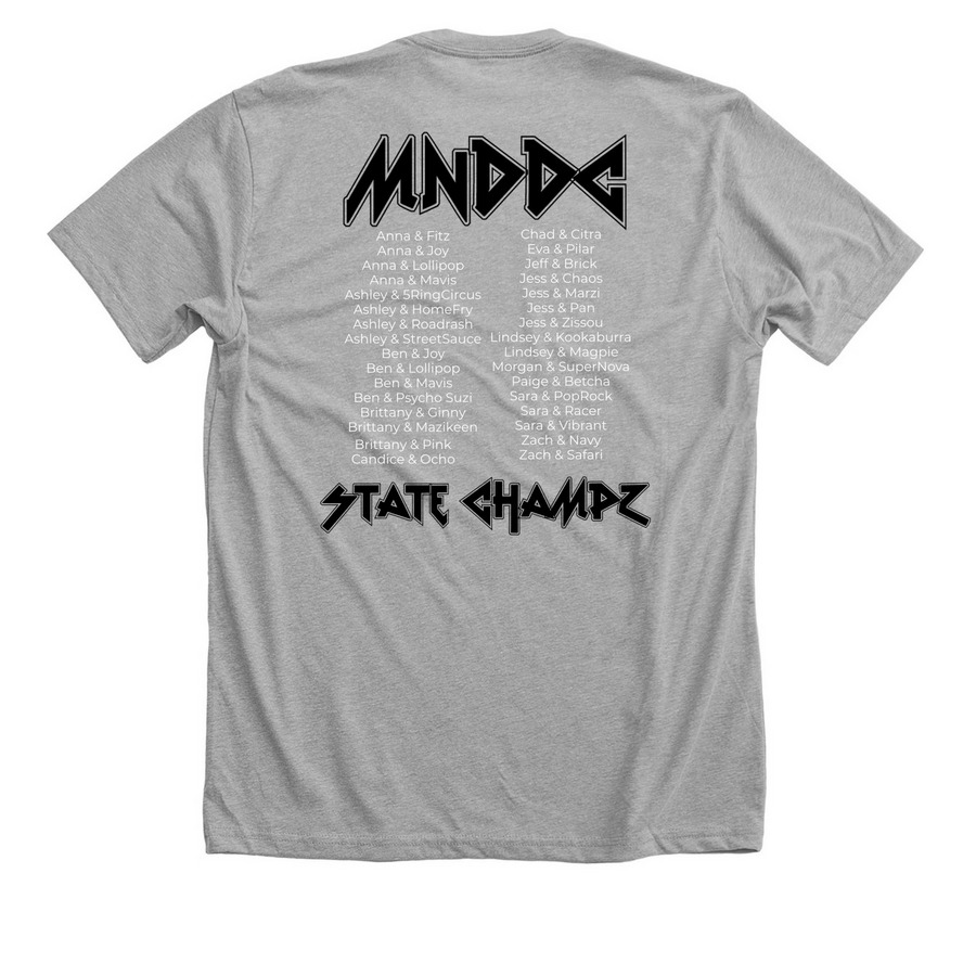 Headliner&nbsp;, a Athletic Heather Premium Unisex Tee (back-view)
