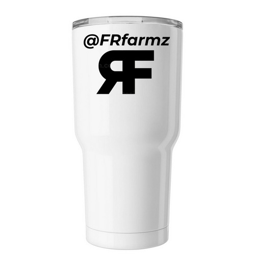 FRfarmz, a White Insulated Tumbler
