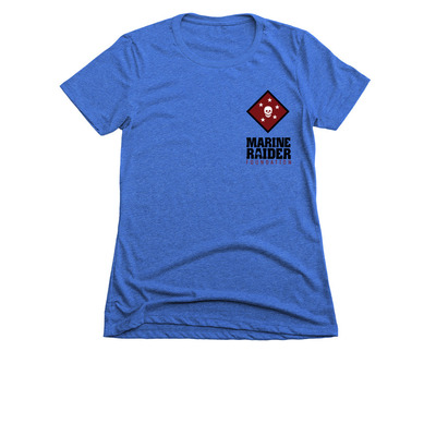Summer Gear Supporting Marine Raiders!, a Royal Women's Slim Fit Tee