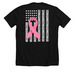 Never Stop Fighting, a Solid Black Blend Premium Unisex Tee (back-view)