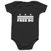 Free DC Babies - B/W, a Black Infant Onesie
