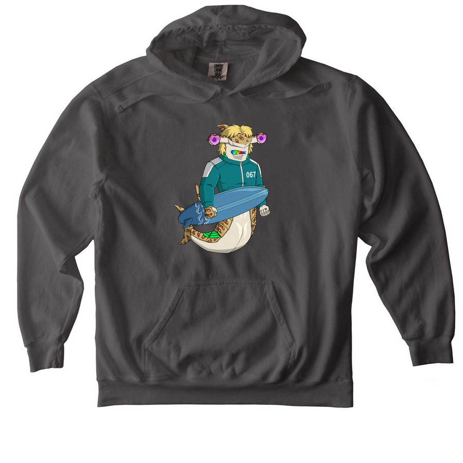 Shack Surfer Hoodie, a Pepper Comfort Colors Pullover Hoodie