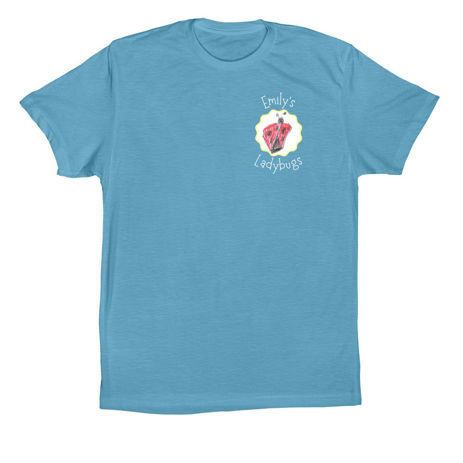 Emily's Shirt, a Ocean Blue Premium Cotton Tee