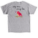Sing more, worry less, a Sport Grey Classic Unisex Tee (back-view)