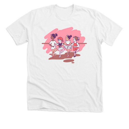 Ballerinas&nbsp;, a Solid White Blend Premium Unisex Tee